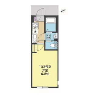 鶴ヶ峰シエル【1階】の間取り