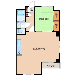 ヒルハウス【3階】の間取り