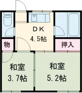 ユミカハイツ【2階】の間取り