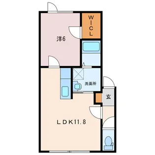 クロスIV【1階】の間取り
