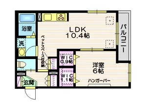 ヘーベルメゾン目黒本町Central【2階】の間取り