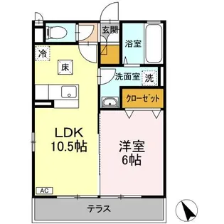 カーサ Ys【1階】の間取り