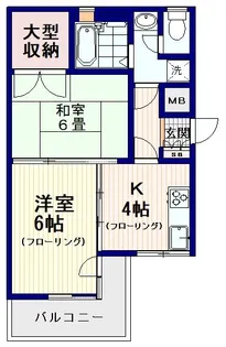 エランヴィタル新中野【2階】の間取り