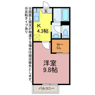 VILLA中島【2階】の間取り