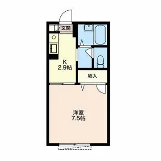 メゾンイオス【1階】の間取り