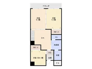 シャトード寿【5階】の間取り