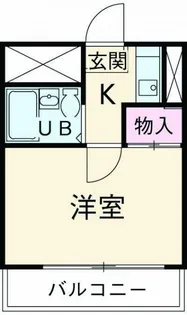 河野ハイツ【4階】の間取り