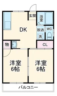 サンシャトールスズキ 1棟【2階】の間取り