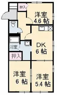 プリムローズ【1階】の間取り