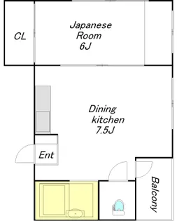 第2日の本ビル【4階】の間取り