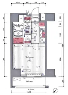 プレール・ドゥーク板橋【3階】の間取り