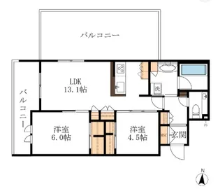 ルマセラ【3階】の間取り