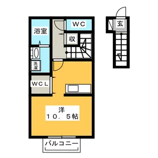 エスペランス【2階】の間取り