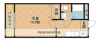 アミスターII【1階】の間取り