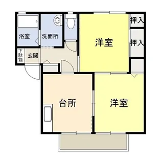 サンベルデ七番館【2階】の間取り