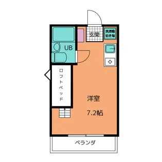 メゾン・ボン・ティグレ【3階】の間取り