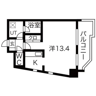 覚王山エクセル【3階】の間取り