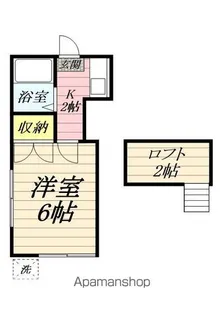アーク御幸ヶ浜【1階】の間取り