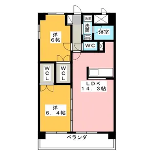 スカイライフIII【4階】の間取り