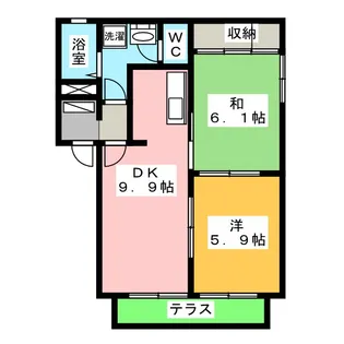 Granceed Takara【1階】の間取り
