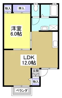 リヴェールC【1階】の間取り