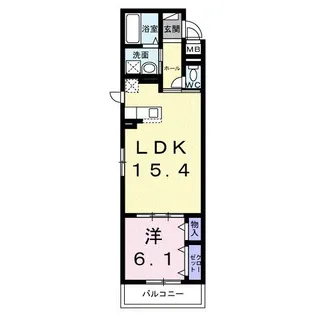 Banksia(バンクシア)【2階】の間取り