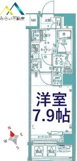 スクエアシティ横浜新子安【10階】の間取り