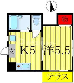 メゾンラフィーネ【1階】の間取り