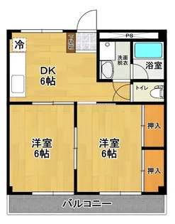 コーポシティパーク【3階】の間取り