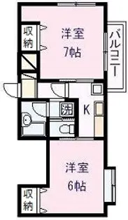 クレストコート上祖師谷【3階】の間取り