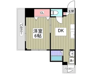 ハビタ【3階】の間取り
