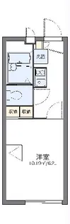 レオパレスボヌール【1階】の間取り