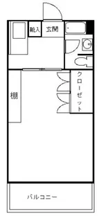 新宿コーポ2号館【3階】の間取り