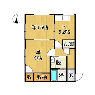 ウッディ謙【1階】の間取り