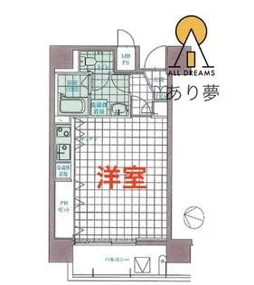 ヴィータローザ横浜吉野町(ヴィータローザヨコハマヨシノチョウ)【6階】の間取り
