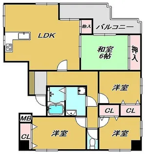 モントーレ桜坂【2階】の間取り