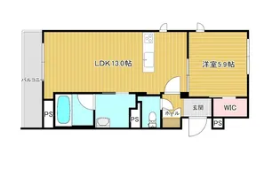 ミリュープラス本町東【2階】の間取り