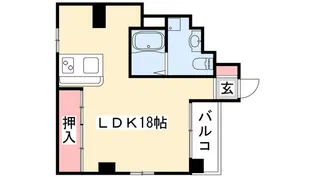 Life inn桜山【1階】の間取り