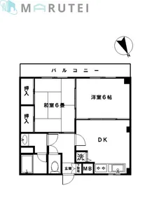 シャンポール橋場【3階】の間取り