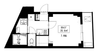 b’CASA Otakebashi Ave.【3階】の間取り