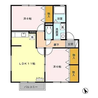 セジュールサトー【2階】の間取り