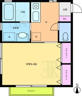 ハピネスII【2階】の間取り