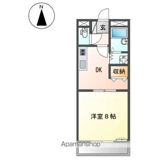 プリッツパレス【2階】の間取り