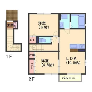 ヴィオーラ【2階】の間取り