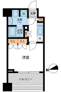 CASSIA押上【2階】の間取り