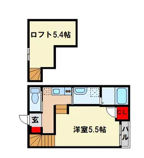 アルヴィータ基山II【2階】の間取り