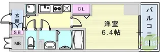 プレサンスみなと元町駅前【2階】の間取り