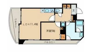 CREST本郷【13階】の間取り