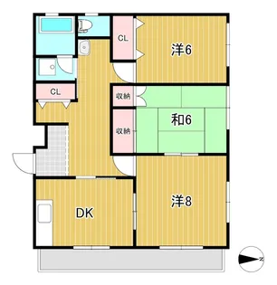 サローデK21【2階】の間取り