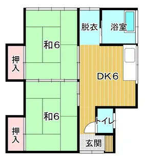 長崎県長崎市若竹町【アパート】の間取り